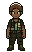 Remy, in a green vest full of pockets